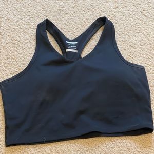Women’s sports bra cropped tank size large